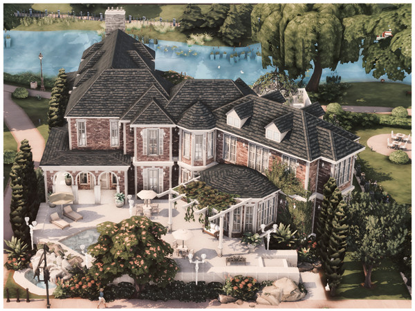 Sims 4 — MM Parkshore Mansion by Merin_Martini — My Sims 4 lots some are inspired random pictures that I found on the