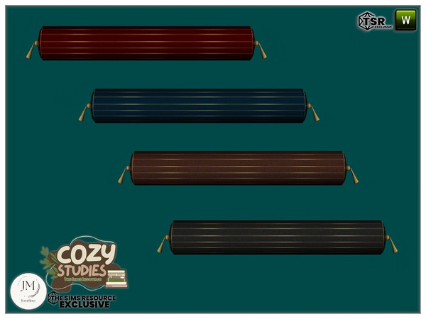 Sims 4 — cozy studies filio loveseat cushions by jomsims — cozy studies filio office set for your Sims.