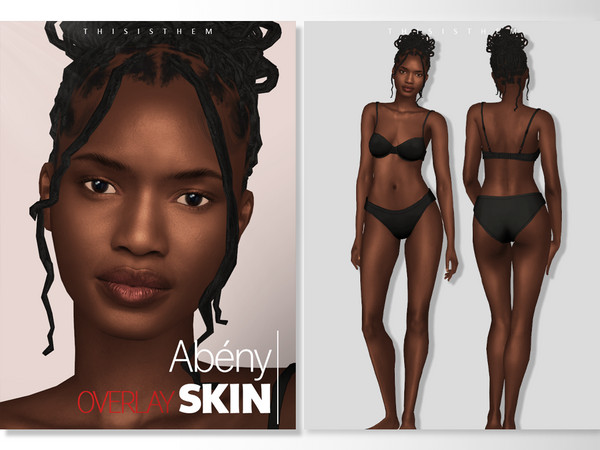 Sims 4 — [Patreon] Abeny Skin Overlay by thisisthem — HQ Compatible ; Overlay (5 swatches) ; Skin Details Category ;