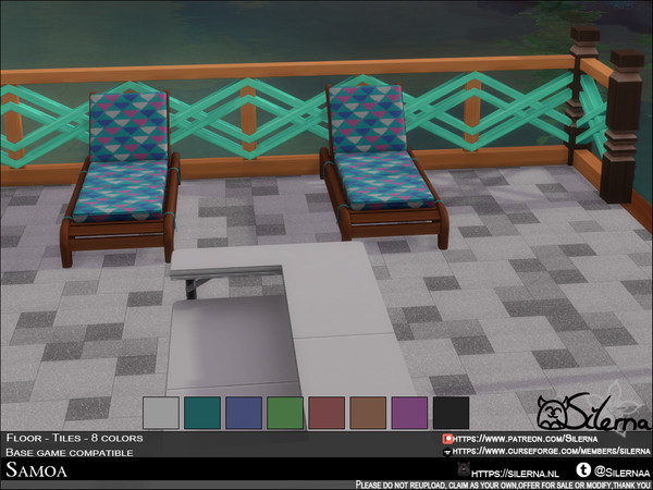 Sims 4 — Samoa by Silerna — - Basegame compatible