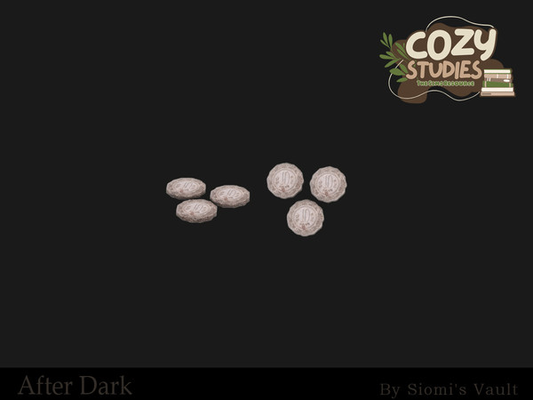 Sims 4 — After Dark - Coins by siomisvault — Cozy studies feelings for you! Thank you so much for the love and support
