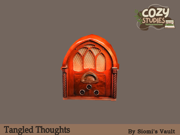 Sims 4 — Tangled Thoughts - Vintage Radio by siomisvault — More stuff for that cozy home of you! I hope you like it!