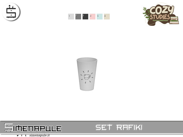 Sims 4 — Set Rafiki - Paper Cup by Simenapule — Set Rafiki Part 2 Set Rafiki Part 2