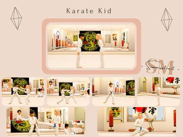 Sims 4 — KarateKid by simmisstrait — Included: - 7 Poses Disclaimer: