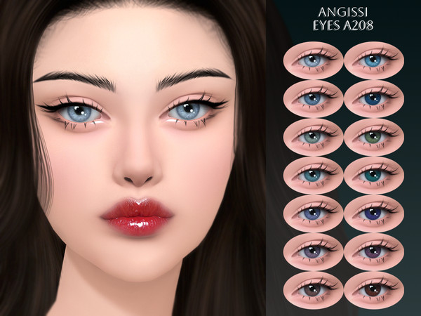 Sims 4 — EYES A20 by ANGISSI — PREVIEWS MADE USING HQ MOD Facepaint category