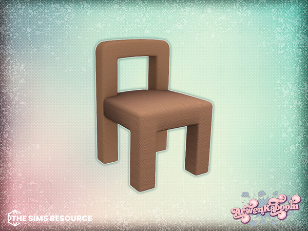 Sims 4 — Earthen - Dining Chair by ArwenKaboom — A desert inspired dining room with earth tones. All items are base game