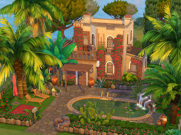 Sims 4 — Tiny Oasis - no CC by Flubs79 — here is a tiny house for your Sims with its oasis style its the perfect place to