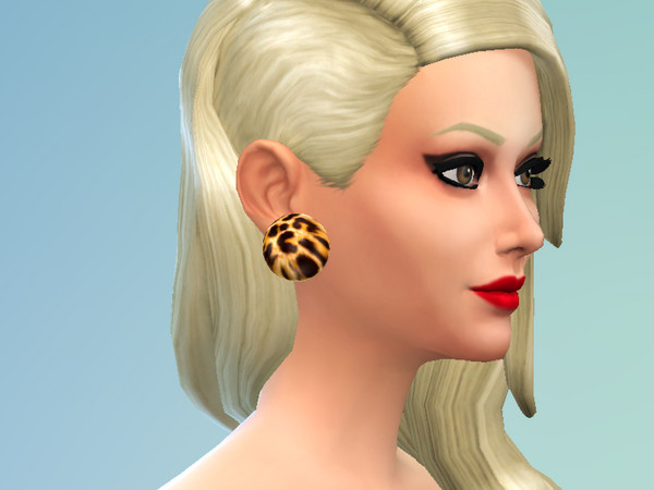 Sims 4 — Big Pearl Earring by comandpromt — Big Pearl Earring