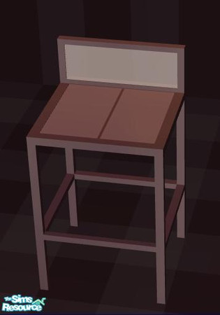 Sims 2 — NK PMS Kitchen Purple - Barstool by MoMama — Essential for a nice meal at a kitchen island. You need the mesh