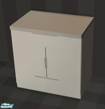 Sims 2 — NK PMS Kit Light Grey - Counter by MoMama — Prepare your meals on this state of the art kitchen counter. You