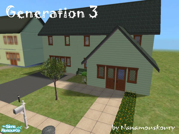 Sims 2 — Generation 3 by Nanamouskoury — Third point of the Generation building challenge (see tread in the forum for