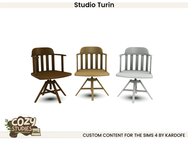 Sims 4 — kardofe_Studio Turin_DeskChair by kardofe — Cosy studio in Nordic style, with light and practical furniture and