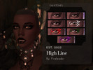 Sims 4 — High line by rubyTrash — An eyeliner-themed after Sukuna a character from the popular anime Jujustu Kaisen also