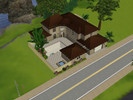 Sims 3 — Hacienda by Amanda2023 — Home has everything you could ever need! 4 bedroom and 3.5 baths. Courtyard with pool,