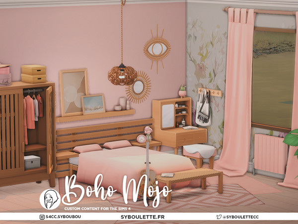 Sims 4 — Boho Mojo - Clothes by Syboubou — Transform your space with 35 new items that bring a modern and cozy vibe,