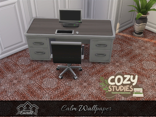 Sims 4 — Calm Wallpaper floor1 by Emerald — Calm wallpapers are definitely a good choice to add a comfortable, cozy feel