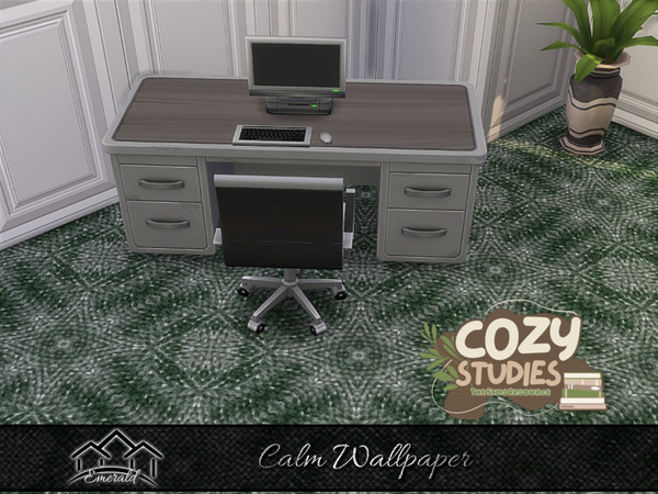 Sims 4 — Calm Wallpaper floor3 by Emerald — Calm wallpapers are definitely a good choice to add a comfortable, cozy feel