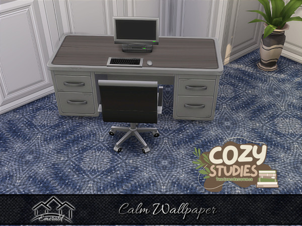 Sims 4 — Calm Wallpaper floor5 by Emerald — Calm wallpapers are definitely a good choice to add a comfortable, cozy feel