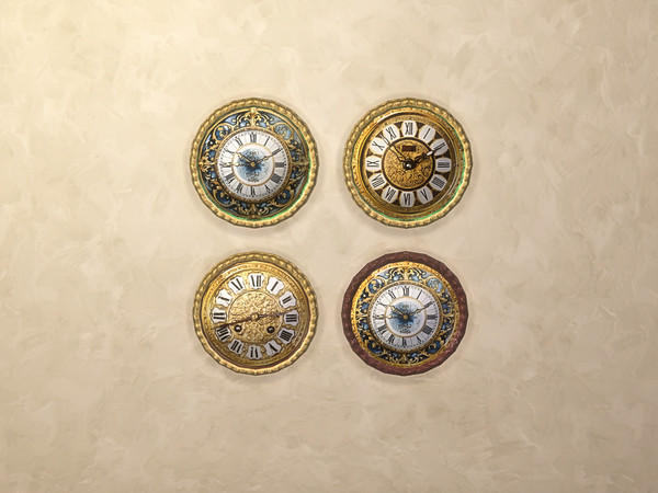 Sims 4 — Decorative wall clock by Malom — Requires The Sims 4: Having Fun Together.