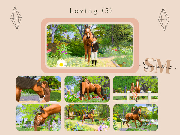Sims 4 — Loving (5) by simmisstrait — Included: - 7 Poses Disclaimer: