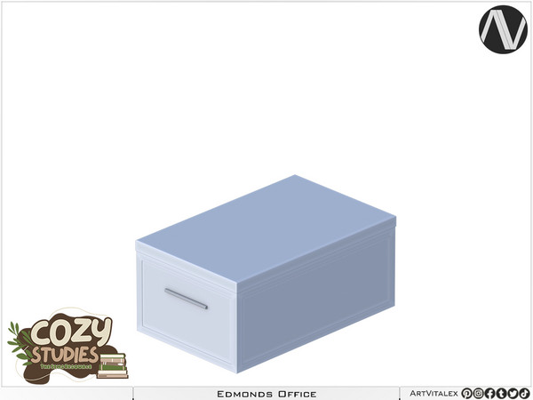 Sims 4 — Edmonds Storage Box by ArtVitalex — Bedroom Collection All rights reserved - Belong to 2024 ArtVitalex@TSR -