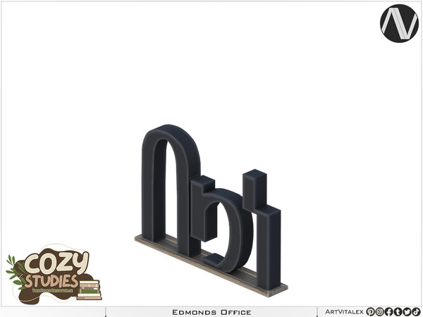 Sims 4 — Edmonds Decor Word Art by ArtVitalex — Bedroom Collection All rights reserved - Belong to 2024 ArtVitalex@TSR -