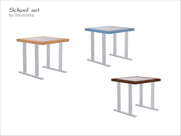 Sims 4 — [School set] - Chemical table by Severinka_ — Chemical table From the set of 'School set' 3 colors