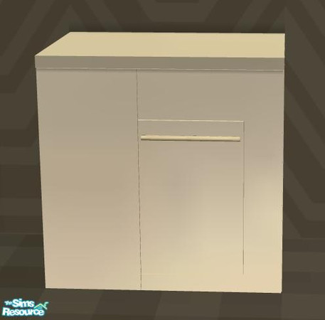 Sims 2 — NK PMS Kit Eggshell - Compactor by MoMama — Tired of trash cans? This trash compactor will do the job with half