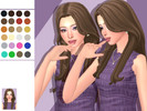 Sims 4 — TS4 Mirah hair by leonamcboner — All EA Base Game colours