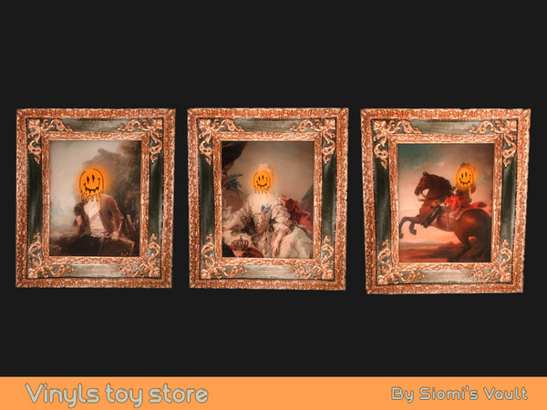 Sims 4 — Vinyl Toys Store - Paintings by siomisvault — Hello out there! I made objects for a vinyl toys store am I going