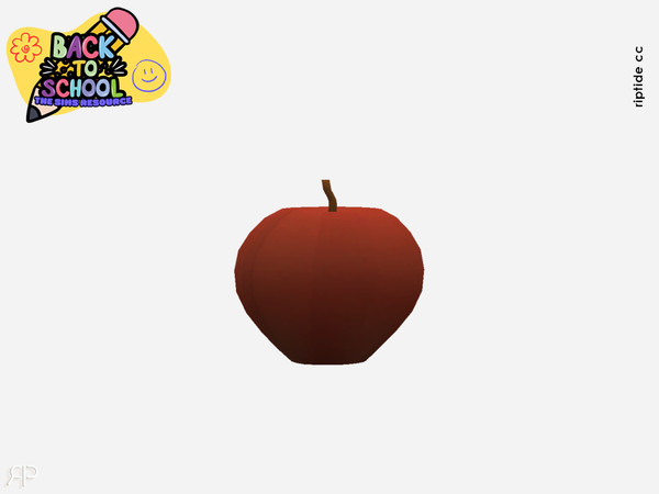 Sims 4 — Riptide CC- Scholarly Beginnings Collection Apple for the Teacher by Riptidecc — The Scholarly Beginnings