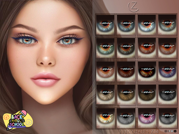 Sims 4 — EYECOLORS Z74 by ZENX — Base Game