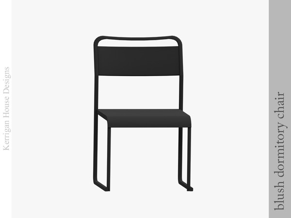 Sims 4 — Blush Dormitory Chair by kerriganhouse — A sweet and soft dormitory set, perfect for the most stylish student!