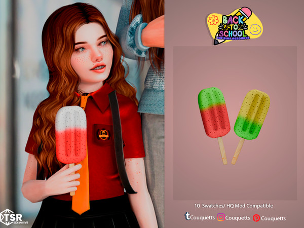Sims 4 — Icecream Accessory 01 (Child) by couquett — WRIST RIGTH CATEGORY -- stigmata Point