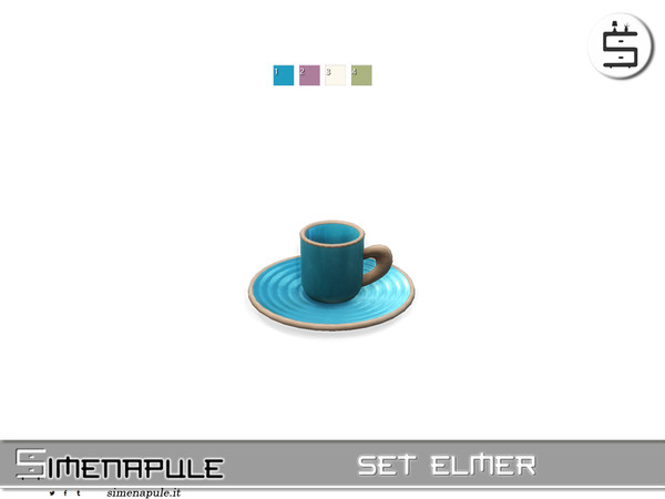 Sims 4 — [SeN4] Set Elmer - Coffee Cup by Simenapule — Set ElmerSet ElmerSet ElmerSet Elmer