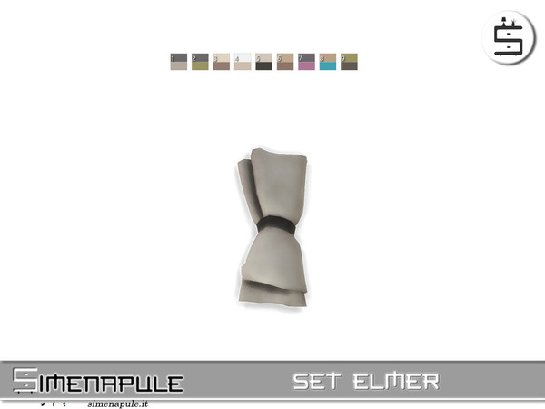 Sims 4 — [SeN4] Set Elmer - Napkin by Simenapule — Set ElmerSet ElmerSet ElmerSet Elmer