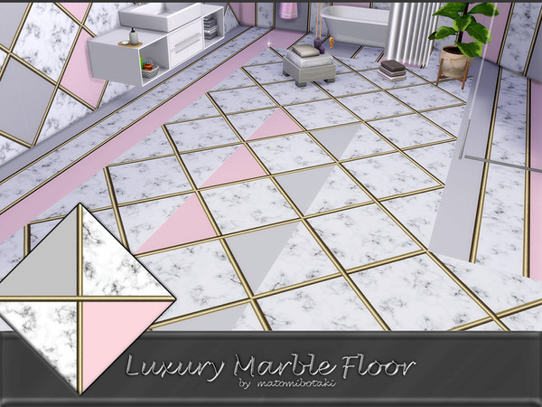 Sims 4 — Luxury Marble Floor.package by matomibotaki — Luxury Marble Floor SET, elegant marble floors with stylish