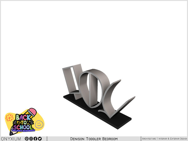 Sims 4 — Denison Decor Writing Toy by Onyxium — Onyxium@TSR Design Workshop Toddler Bedroom Collection - Belong To The
