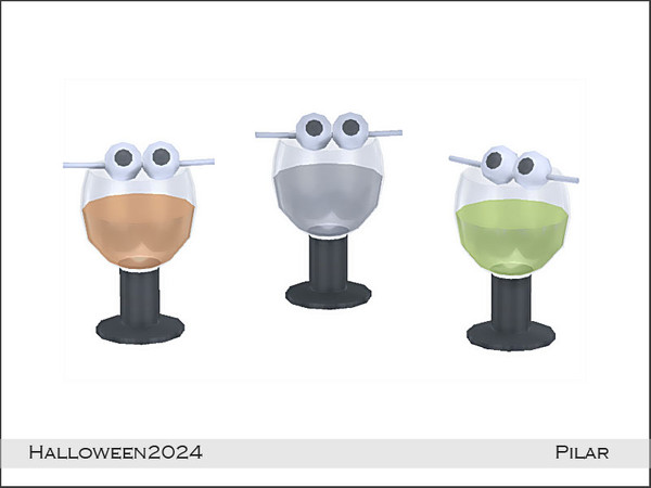 Sims 4 — Pilar Halloween2024 Deco6 by Pilar — Fun objects to decorate the house for Halloween