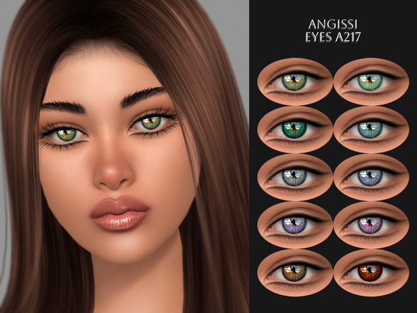 Sims 4 — EYES A217 by ANGISSI — PREVIEWS MADE USING HQ MOD Facepaint category