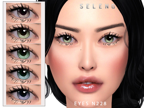 Sims 4 — Eyes N228 by Seleng — The eyes has 13 colours and HQ compatible. Allowed for toddler, infant, child, teen, young