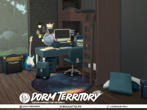 Sims 4 — Dorm Territory - Globe | Earth world death star wars by Syboubou — This is the ultimate customizable haven for
