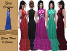 Sims 4 — Elara Dress by ZanzaCreations — Formal dress in 5 colors