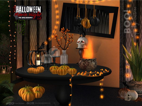 Sims 4 — Boo! Spooky Soiree Cauldron ISLAND LIVING by SIMcredible! — It's Halloween time and we brought several items to