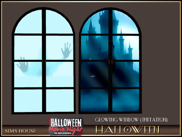 Sims 4 — [Sims House] Glowing window (imitation) | Halloween by Sims_House — Halloween