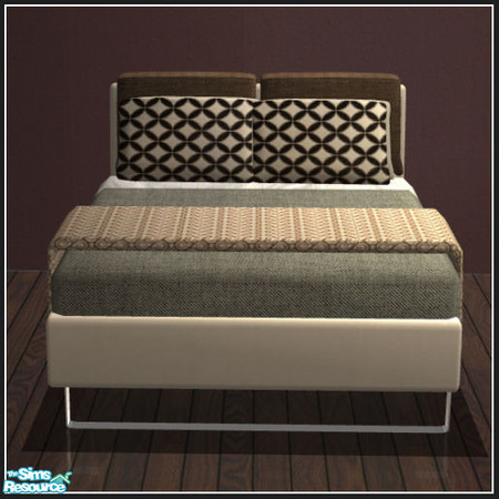 Sims 2 — Mira\'s birthday bedroom from Isabelle - Double bed deco by mirake — This is all in one piece.