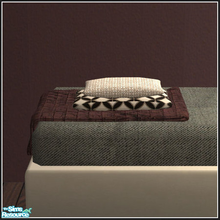 Sims 2 — Mira\'s birthday bedroom from Isabelle - Single bed throw by mirake — 