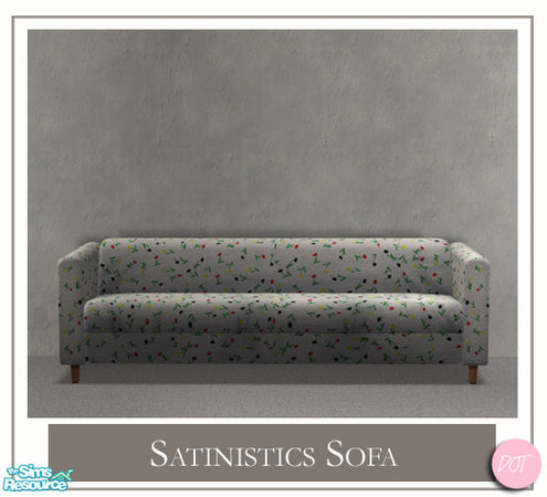 Sims 2 — Satinistics Flower - Living Sofa Flower by DOT — Satinistics, Sofa, Chair, Chair with pillow, LoveSeat with
