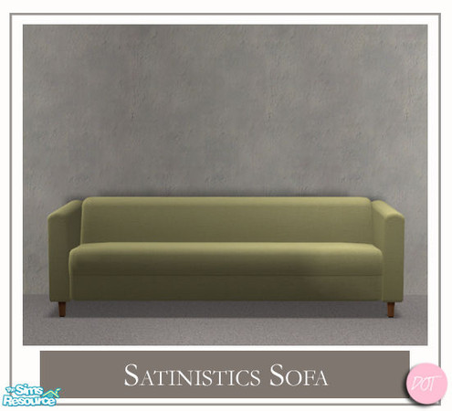 Sims 2 — Satinistics Green - Living Sofa Green by DOT — Satinistics, Sofa, Chair, Chair with pillow, LoveSeat with