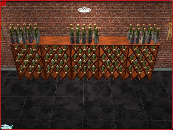 Sims 2 — Clean Piece of BYOWC by Lostandconfused1 — Clean piece of build your own wine cellar